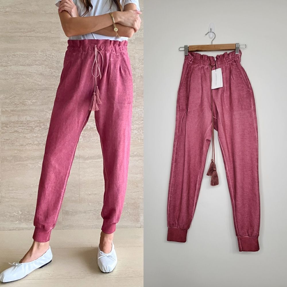 Something Navy Meghan paperbag sweatpants XXS